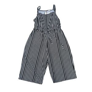 Sz2X Winslow Sleeveless Stripe Jumpsuit  Wide Leg Crop